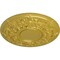 Ekena Millwork Jackson Ceiling Medallion (Fits Canopies up to 13 1/2"), Hand-Painted Rich Gold, 32 3/4"OD x 2 1/2"P CM32JARGS - alternate 2